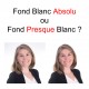 Photo CV Fond Presque Blanc versus Fond Blanc Absolu